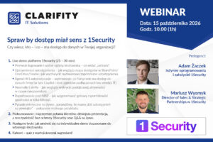 Read more about the article Webinar 1Security